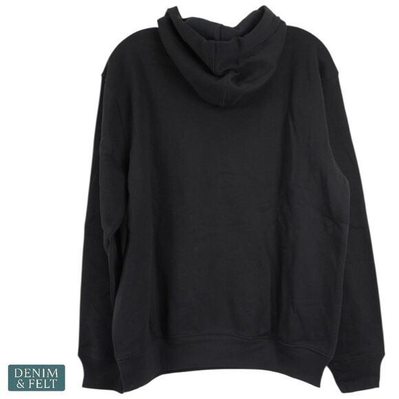 Gap Relaxed Logo Hoodie Black Moonless Night Pullover Sweatshirt S & M NEW/NWT!! - Picture 5 of 11
